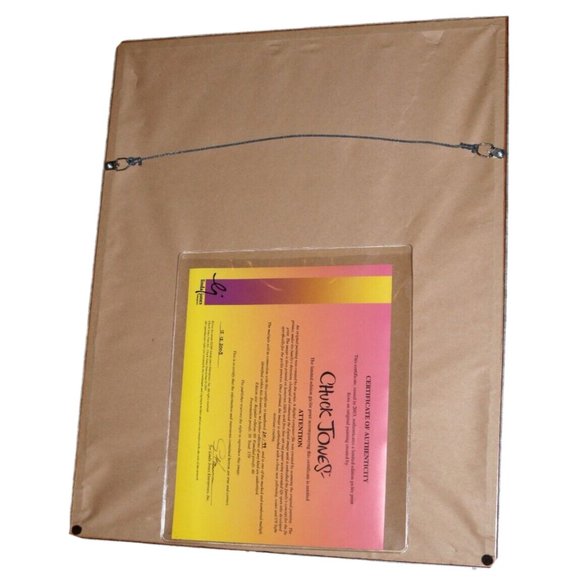 CHUCK JONES GICLEE framed limited print 20/99 soldier & woman - Picture 2 of 7